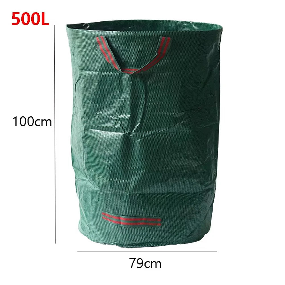 Heavy Duty Large Garden Waste Bag for Yard Leaf Weeds Grass Rubble - Outdoor Trash Bag Garden Rubbish Bags for Waste Bins Storag