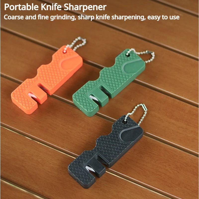 Outdoor Camping Portable Multifunctional Knife Sharpener Camping Multifunctional Knife Sharpening Tool Camping Equipment