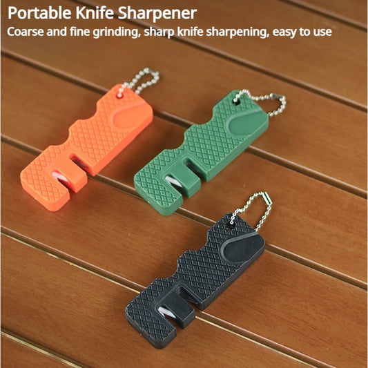Outdoor Camping Portable Multifunctional Knife Sharpener Camping Multifunctional Knife Sharpening Tool Camping Equipment