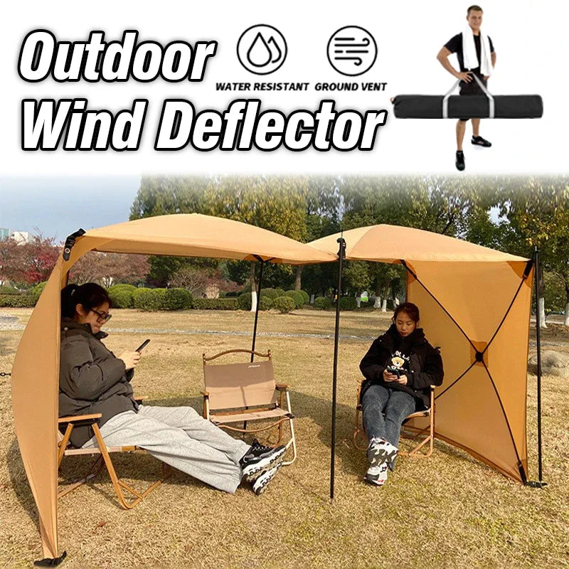 Camping Windscreen Tent Outdoor Cool Folding Windshield Canopy Tent Shelter  Windscreen Shelter Picnic Camping Windscreen