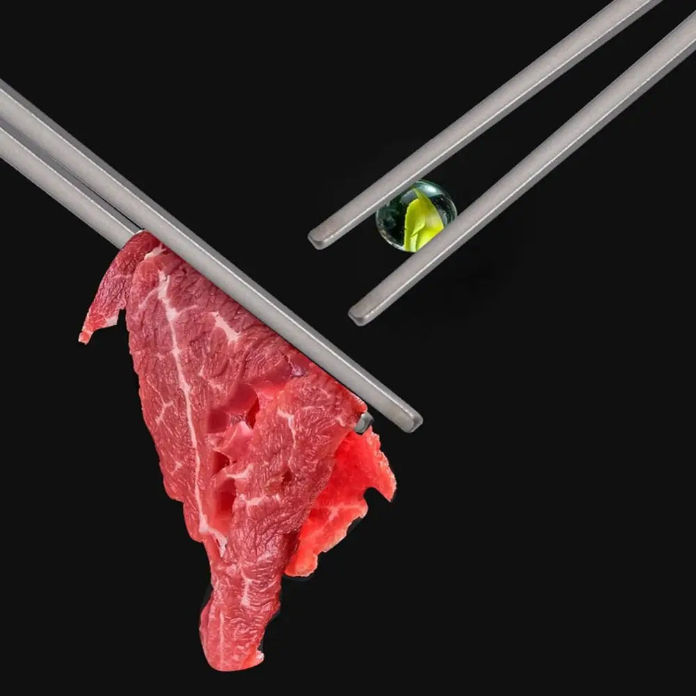 New Portable Titanium Spoon Long Handle Environmental Outdoor Camping Fork Outdoor Picnic Accessories Outdoor Tool