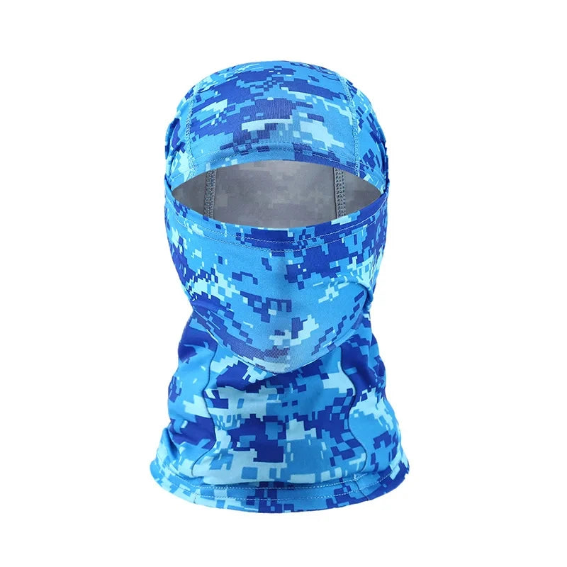 Men's Tactical Baraklava Mask Summer Sunscreen Leggings Hiking Scarf Motorcycle Bicycle Helmet Wind Hat Fishing Hat