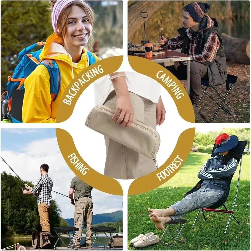 Outdoor Picnic Camping Folding Stool Portable Small Stool Park Picnic Fishing Small Stool Suitable for Outdoor Camping Picnic