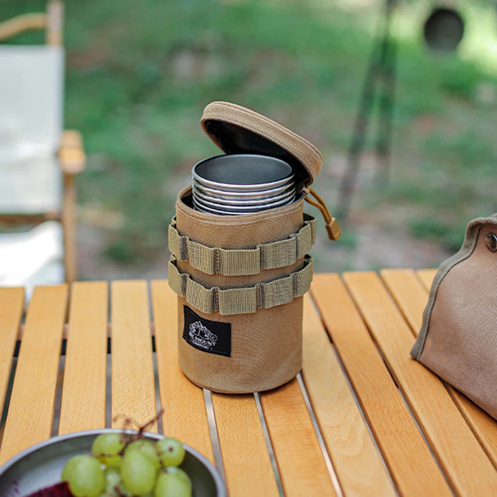 Outdoor Camping Bag Portable Sundries Storage Bag Lightweight Camping Accessory Bag with Hanging Holes Camping Accessories