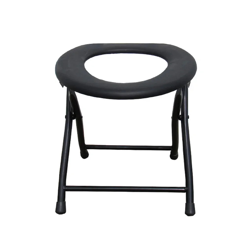 Folding Toilet Seat Portable Outdoor Toilet Suitable for Adults Anti-slip and Heavy-duty for Travel and Camping