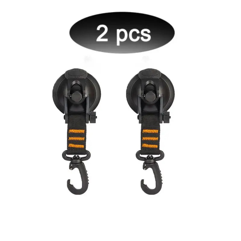 4Pcs Car Tent Suction Cups Buckle Side Round/Triangular Awning Anchors Outdoor Camping Tent Suckers Anchor Securing Hook