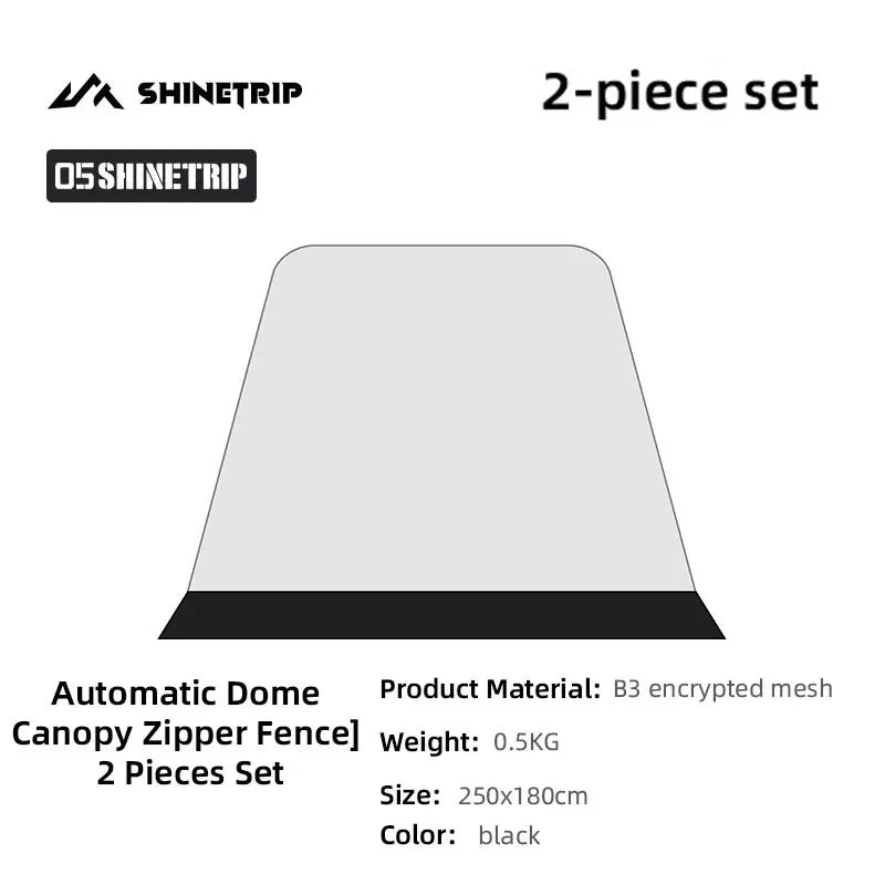 ShineTrip 05 Series Dome camping tent Quick Setup big tent camping car tent Oversized Canopy Waterproof Sunproof gazebo