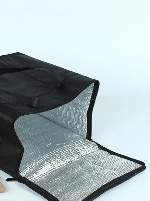 40l Insulated And Refrigerated Bag, Large Capacity Portable Lunch Bag, Zipper Picnic Camping Tin Foil Food Ba