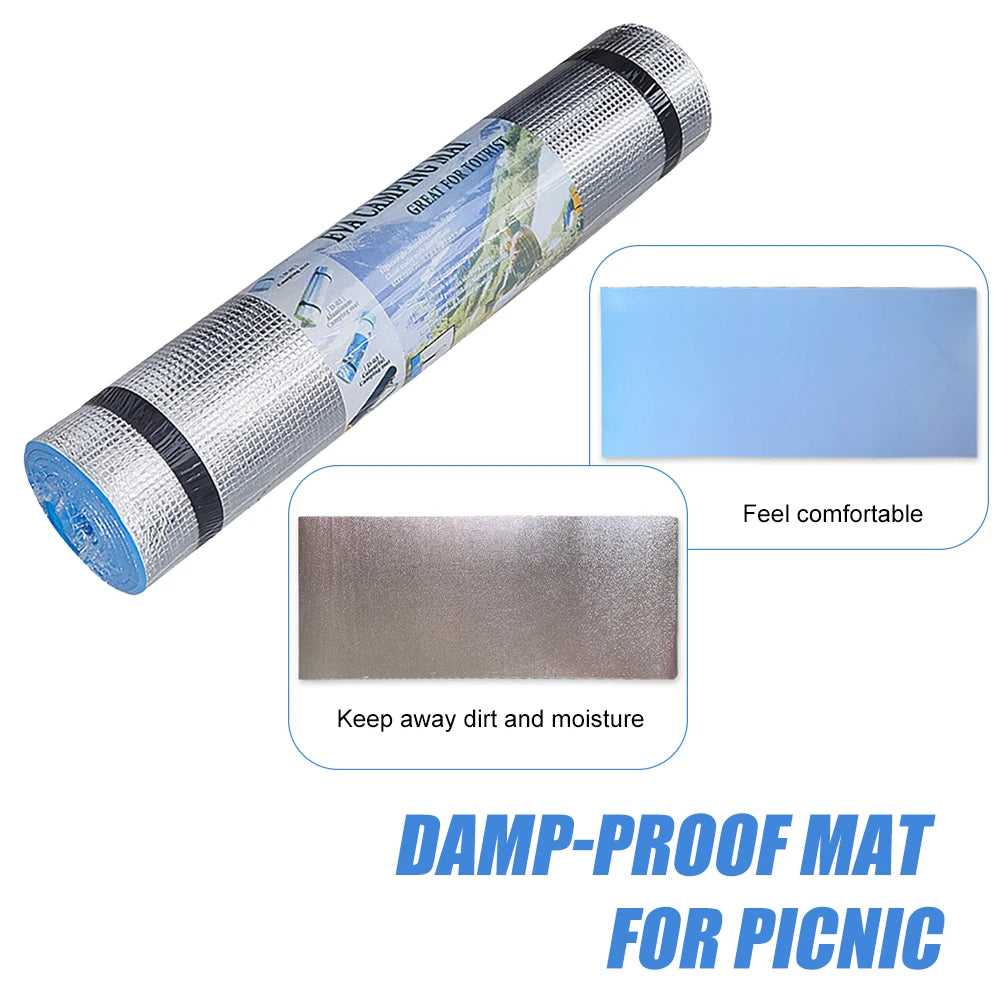 Portable Camping Mat Waterproof Tablecloth Tourist Mat Moistureproof Thickened Foldable Mattress Picnic Blanket Sleeping Pad