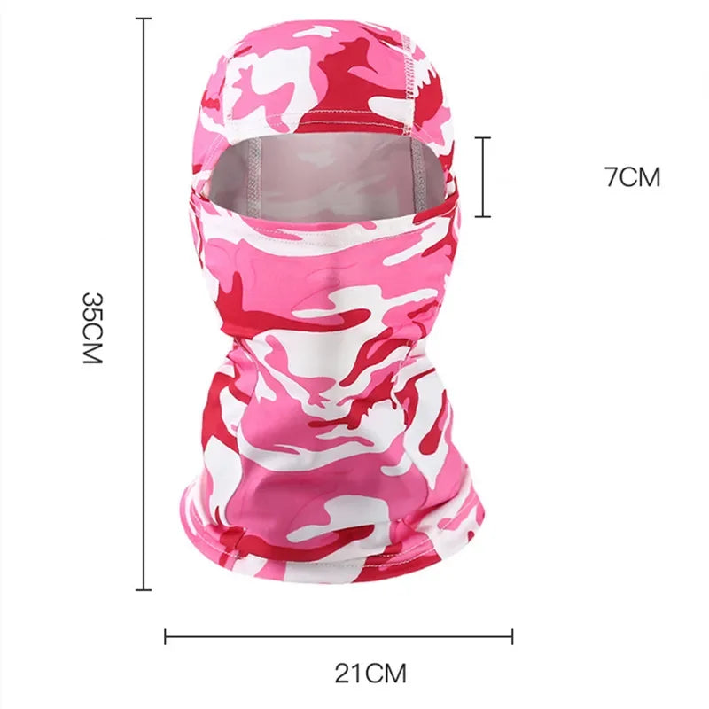 Men's Tactical Baraklava Mask Summer Sunscreen Leggings Hiking Scarf Motorcycle Bicycle Helmet Wind Hat Fishing Hat