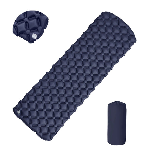 Camping Inflatable Mattress In Tent Folding Camp Bed Sleeping Pad Picnic Blanket Travel Air Mat Camping Equipment