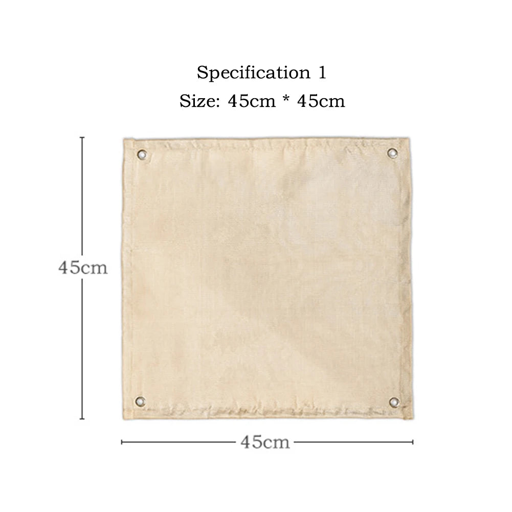 Portable Camping Fire Pit Grill Stainless Steel Mesh Fire Pit Wood Stove Stand Foldable Fire Frame Rack Outdoor BBQ Bonfire