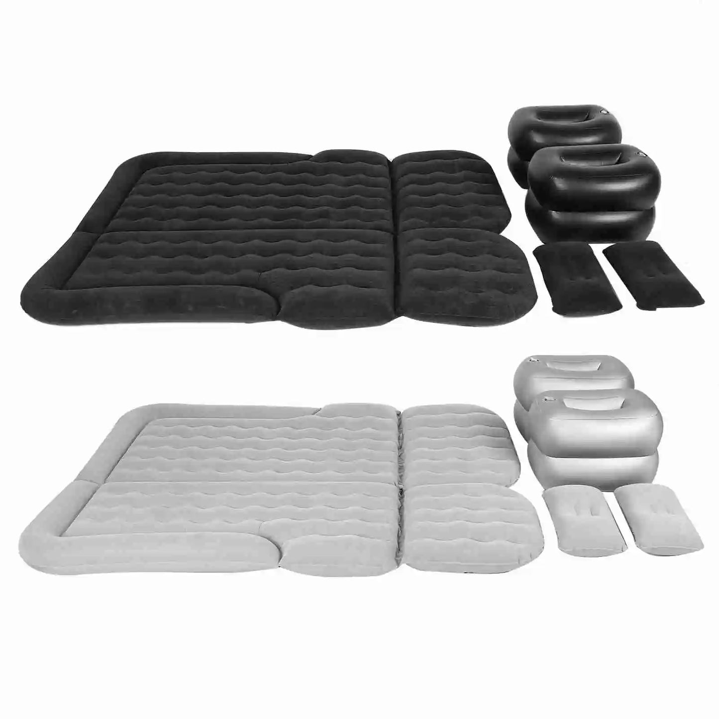 Car Air Bed Camping Bed Car Air Mattress Vehicle Inflatable Thickened Travel Bed Sleeping Pad Camping Accessory SUV Air Mattress