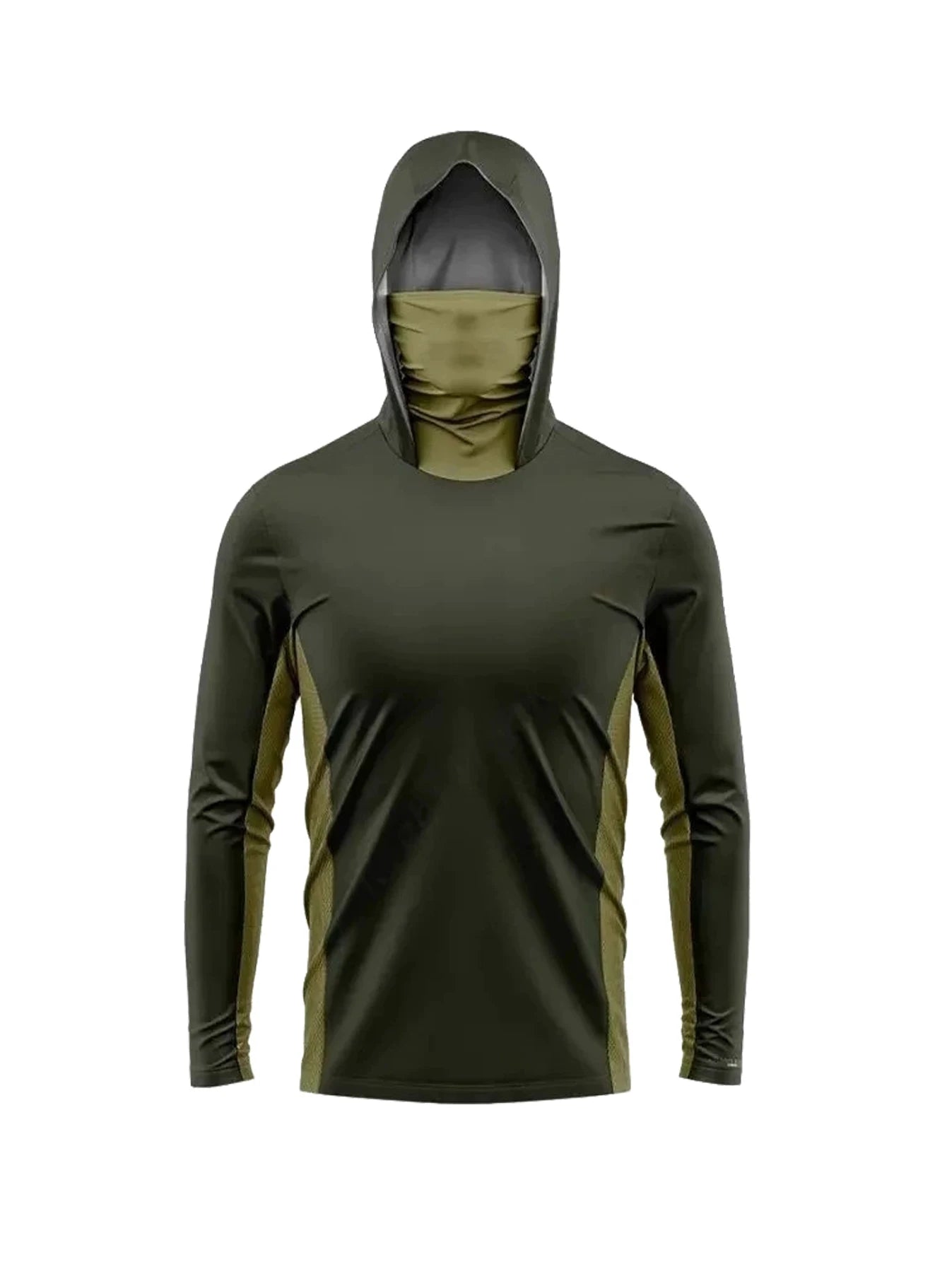 Summer Long Sleeve Shirts Quick Dry Uv Protection Clothing Hoodied Mask Uv Fishing Tops Sportswear