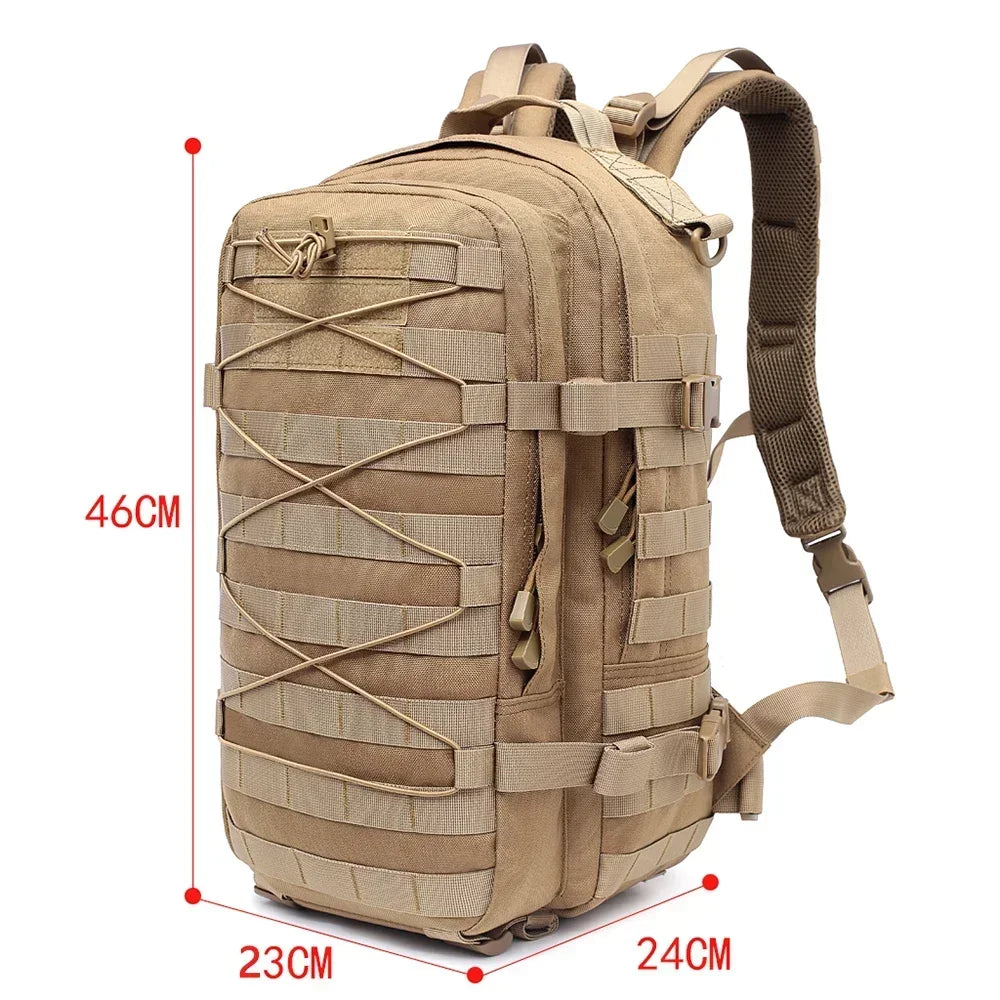 25L Outdoor Sports Hunting Backpack Camping Toolkit for Large Trips Hiking Fishing - Durable Hunting Camping Backpack
