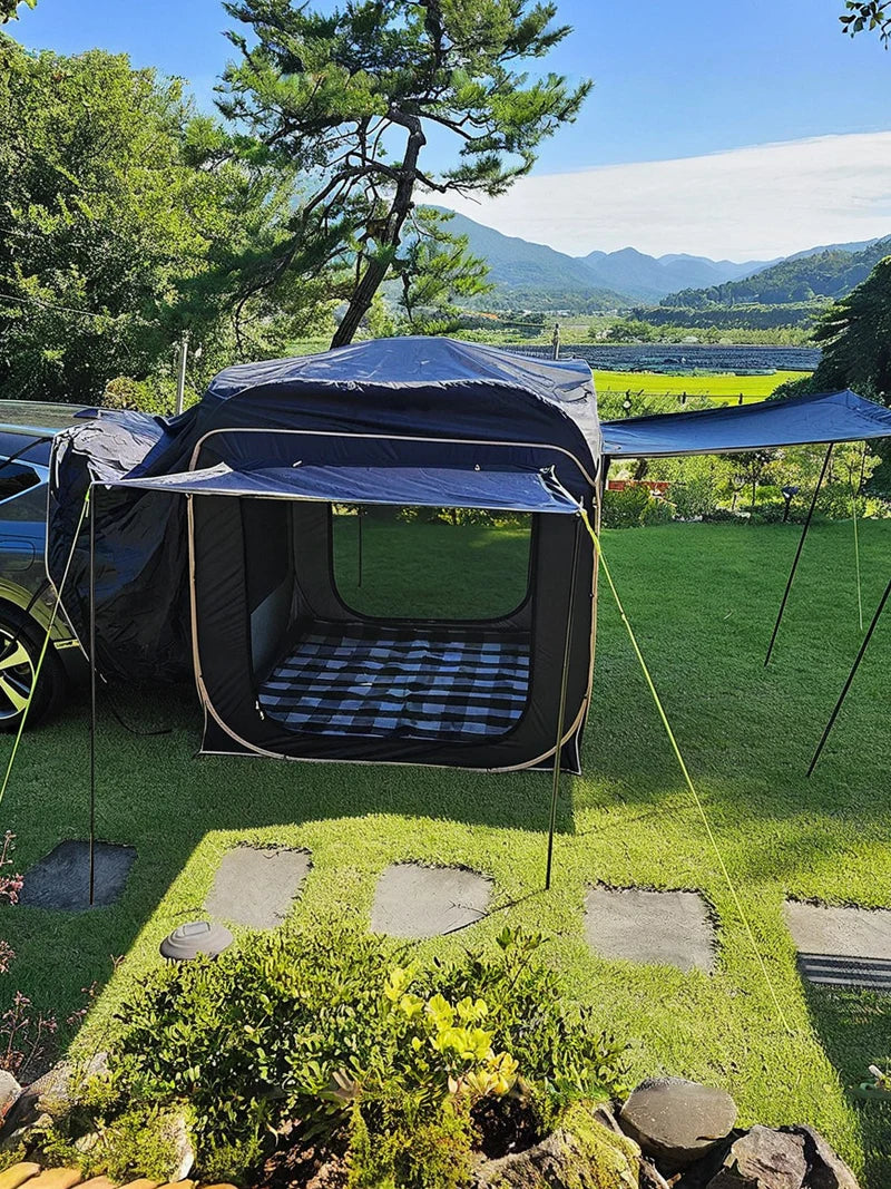 Lohascamping Awning Tent Car box docking tent SUV Car Rear Tent  Camping Travel Car Mounted Tent Travel Car Trunk Tent Car Tent