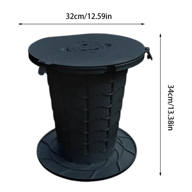 Portable Toilet For Camping Portable Potty For Camping 881 Lbs Capacity Lightweight Waterproof Seat Bucket Potty For Bedside