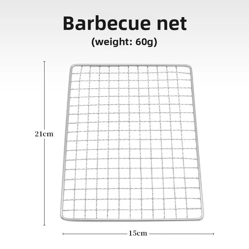 Portable Charcoal BBQ Grill Foldable Compact Outdoor Cooking Grill for Camping, Picnics, Backyard - Small & Durable