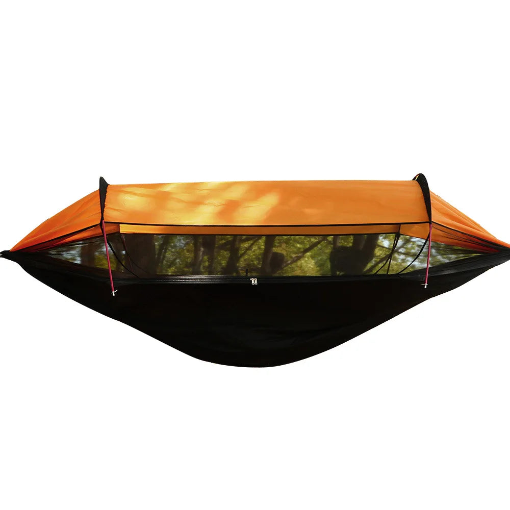 Outdoor Hanging Furniture Sleeping Survival Portable Hammock With Mosquito Net Camping Equipment Tent Travel For Leisure Hammock