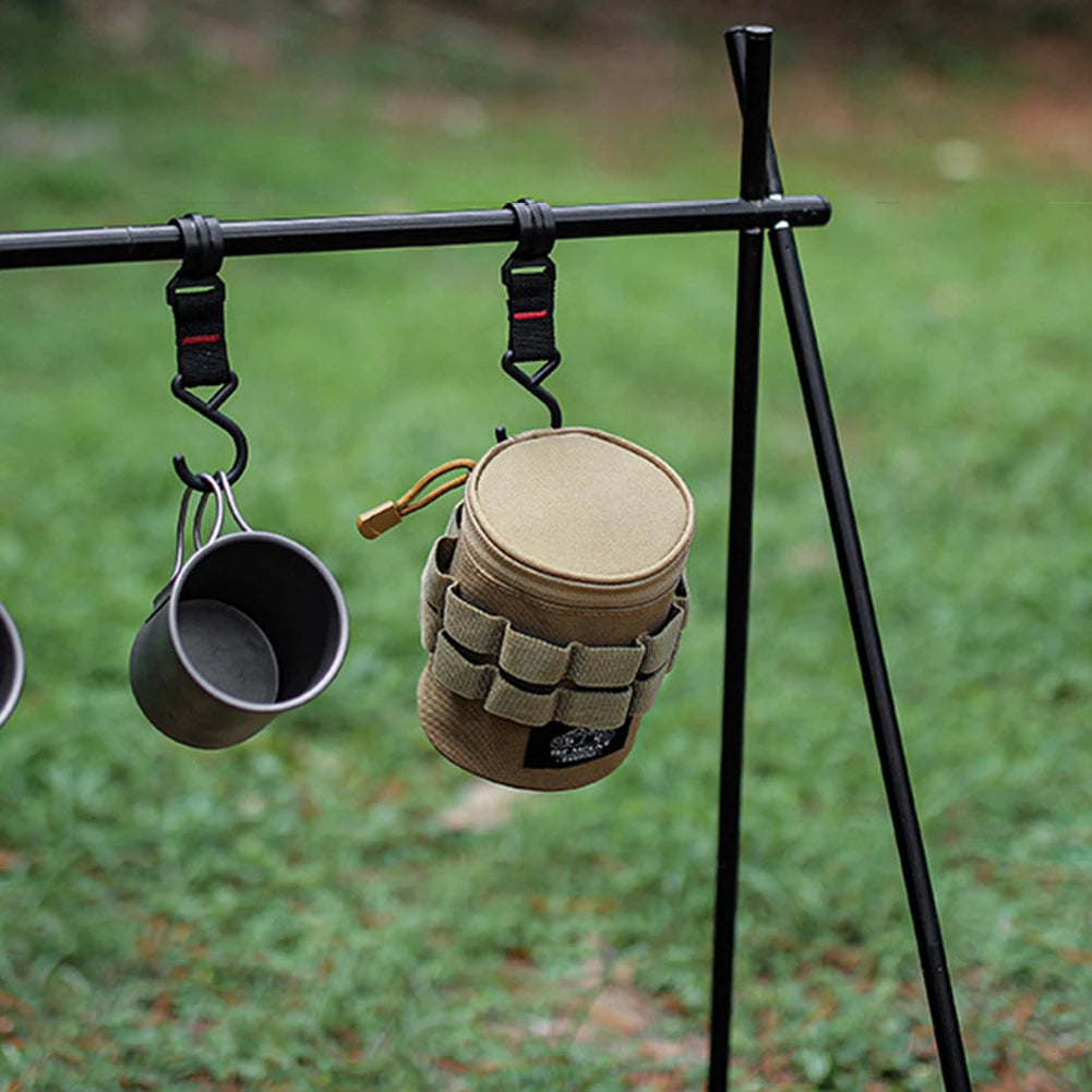 Outdoor Camping Bag Portable Sundries Storage Bag Lightweight Camping Accessory Bag with Hanging Holes Camping Accessories