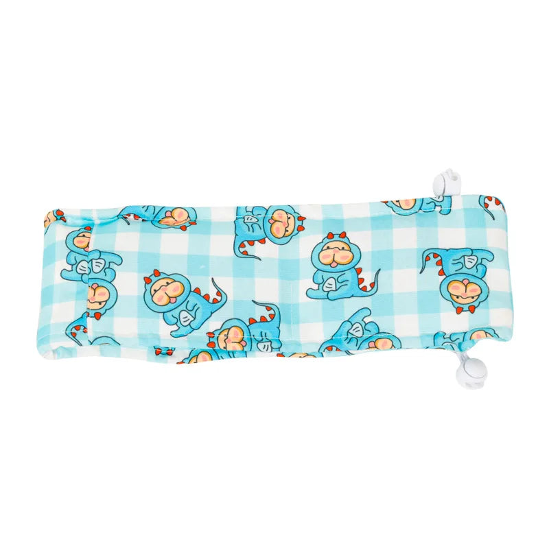 Summer Pet Cooling Scarf Dog Cooling Ice Scarf Method Fighting Corgi Prevent Heat Stroke Fashion Cartoon Print Without Ice Pack