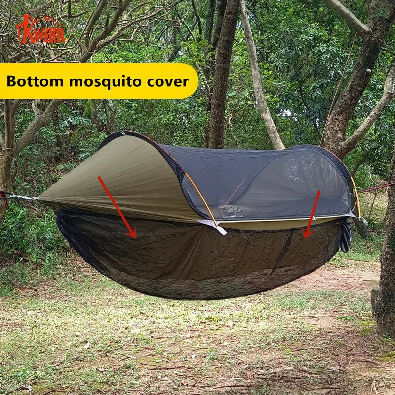 Traveler  hammock bottom mosquito cover outdoor hammock detachable mosquito net camping hammock quick opening mosquito net