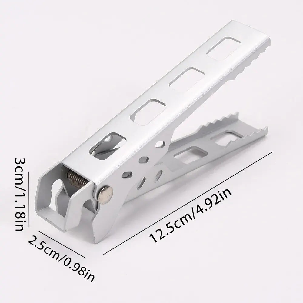 Camping Hiking Anti-scald Pan Clamp Pan Bowl Gripper Outdoor Pot Clip Picnic Tableware Accessories Camping Barbecue Cookware