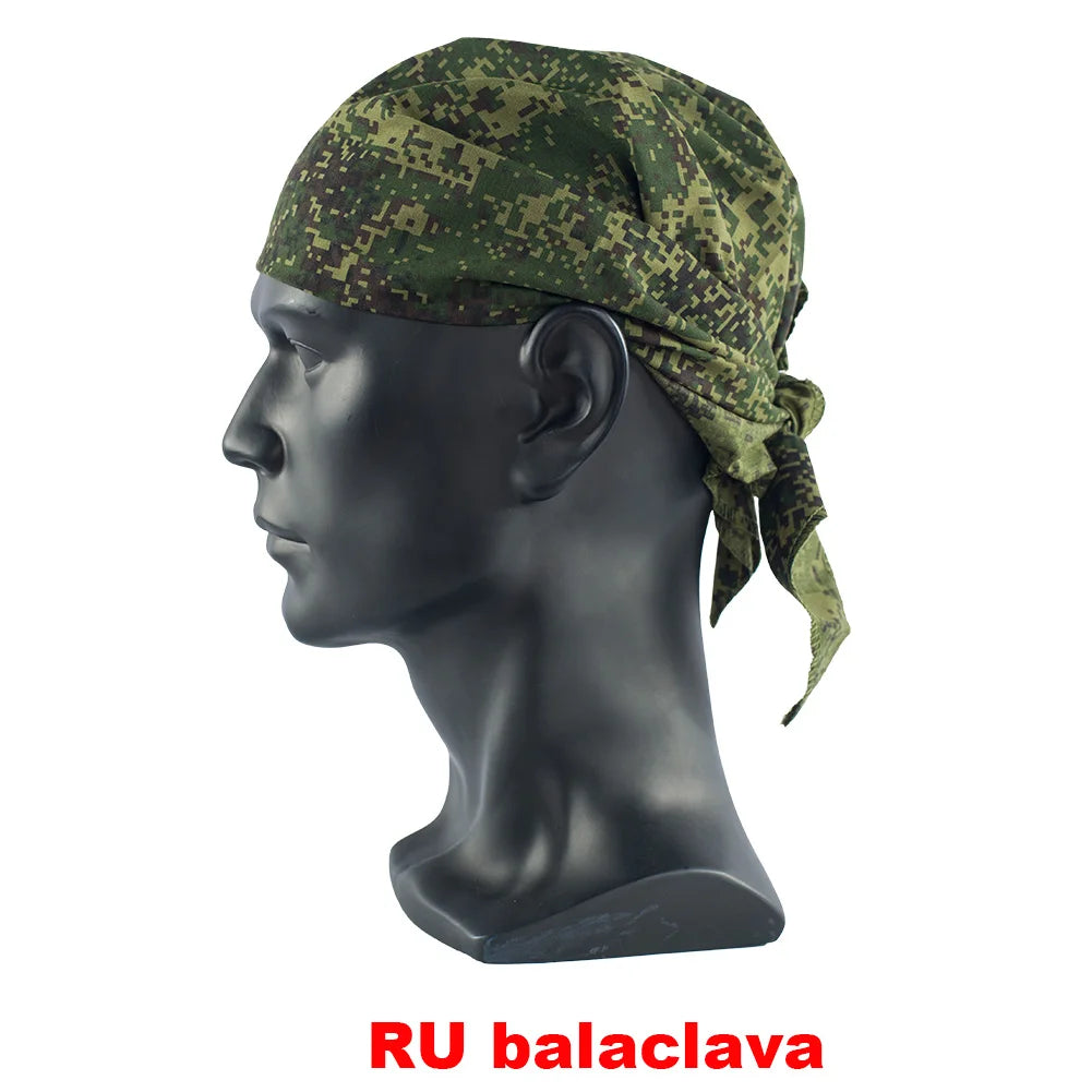 MEGE Tactical Camouflage Balaclava Boonie Hat Baseball Beanies Fishing Hat Bucket Hat Ghillie Cap