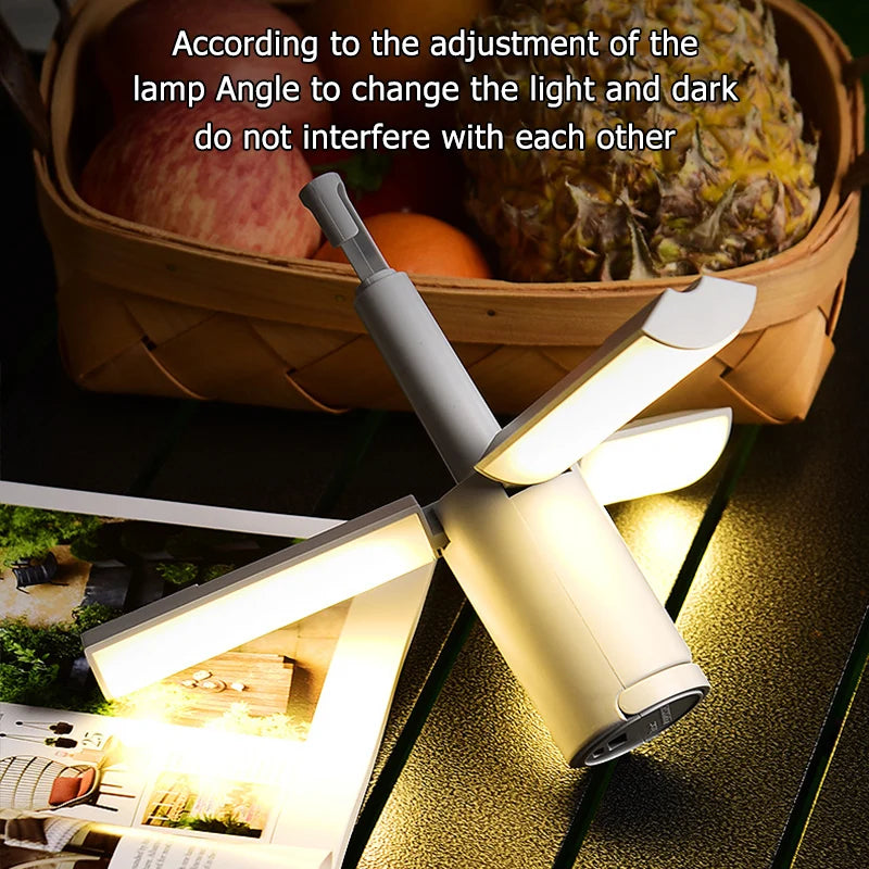 Camping Lantern, Outdoor Led Camping Lantern, Rechargeable Flashlights with 3Modes Portable Emergency Camping Light for Hiking