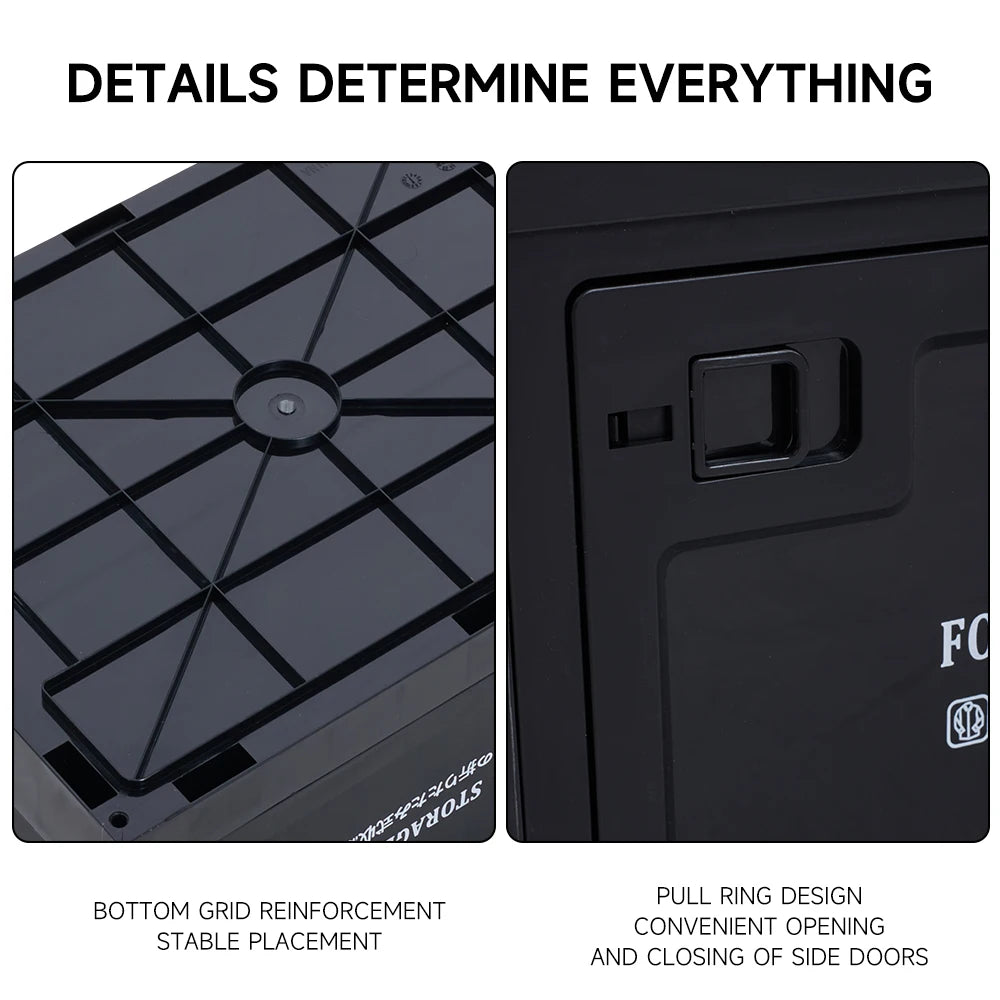 【Breeins】Outdoor Camping Folding Storage Box Thickened Folding Table Camping Storage Table Tableware Storage Camping Equipment