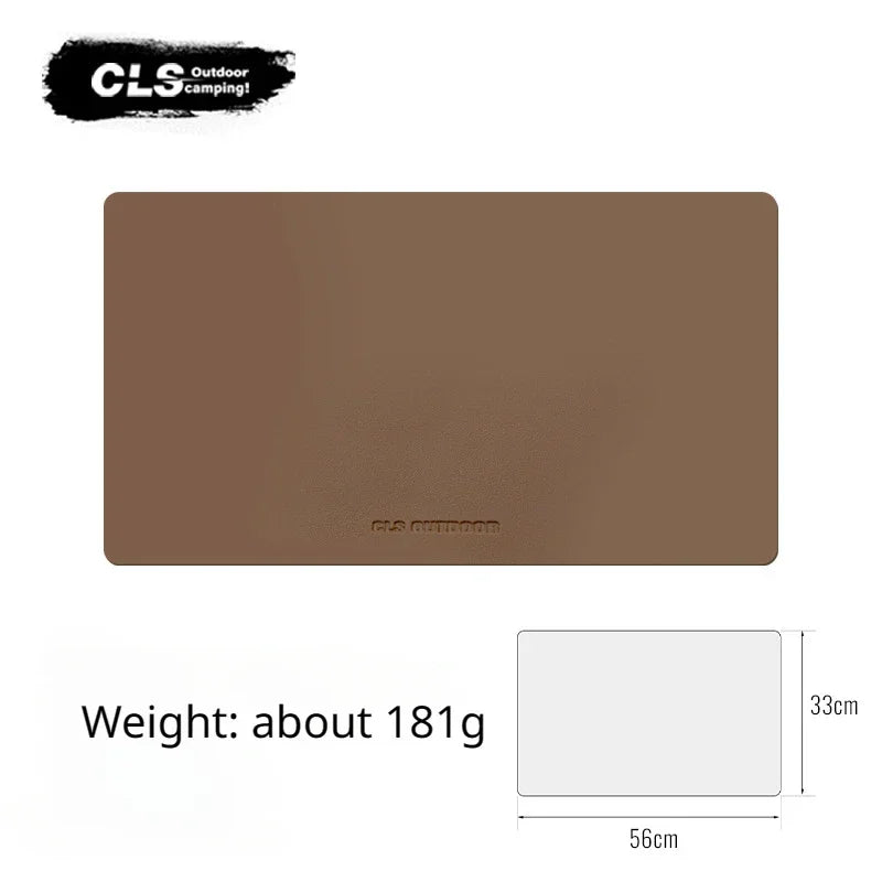 CLS Camping Table Mats  Waterproof Insulated Table Mat Leather Floor Mat PU Tablecloth Floor Mat Greaseproof Table Stall Picnic