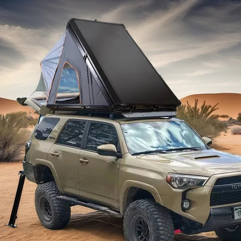 Factory Custom Outdoor Camping Roof Top Tent For SUV Van Waterproof Aluminum Pole Automatic Build For Summer Fishing Hiking