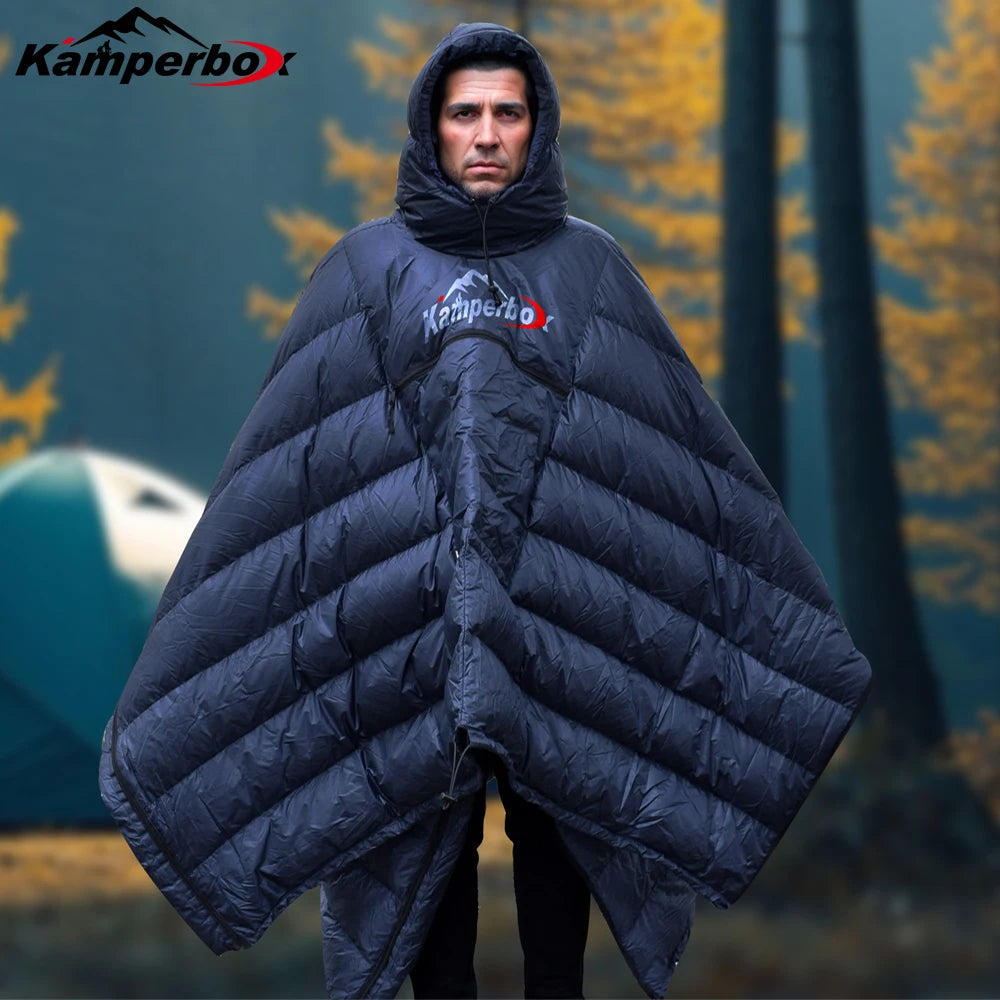Outdoors Winter Sleeping Bag Blanket  Winter Sleeping Bag Camping Blanket Camping Poncho Synthetic  PC600 Hiking Warm Sleeping