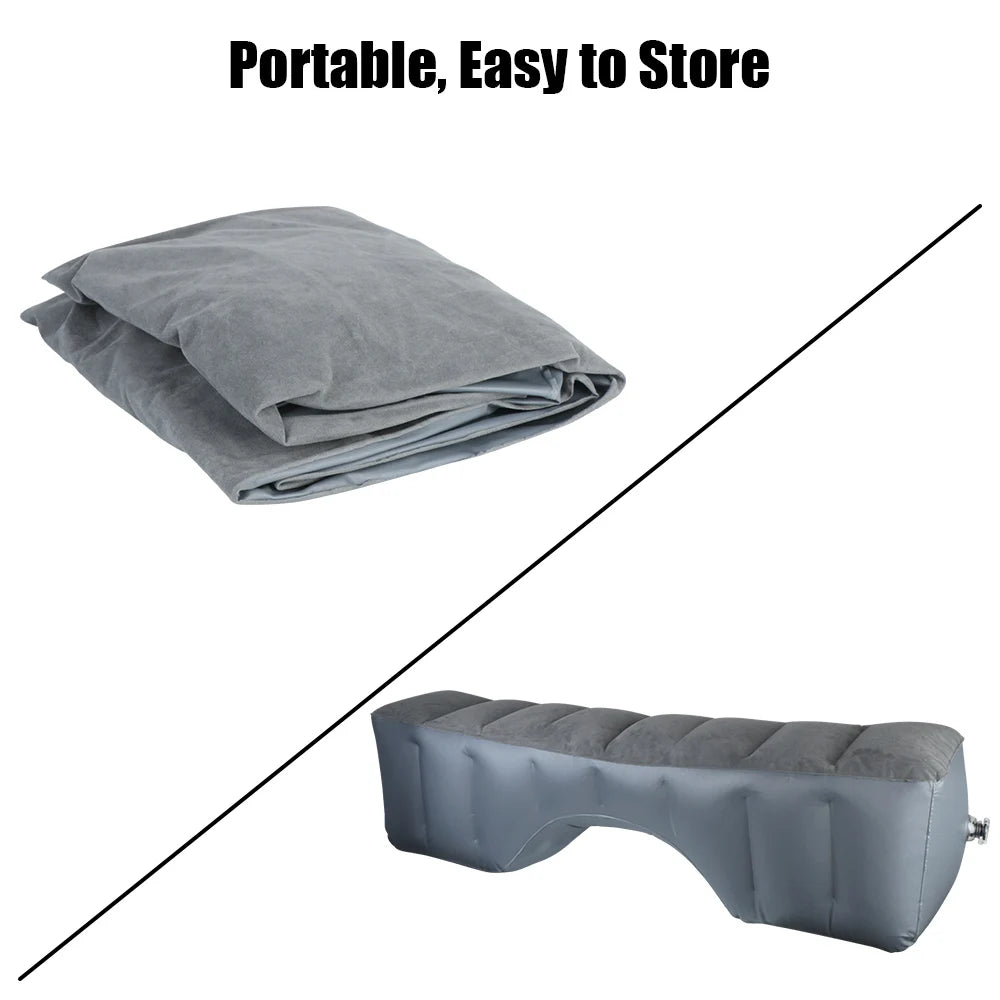 Car Bed Mattress 130*27*33cm Air Cushion Back Seat Gap Pad Inflatable For Travel Camping Outdoor