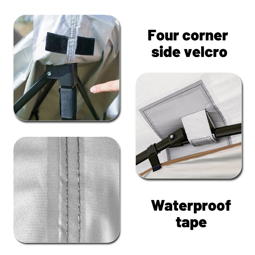 10x10 pop-up canopy tent top replacement with roof cover with ventilation waterproof outdoor garden terrace pavilion sunshade