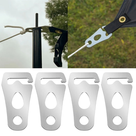 Tent Adjuster Wind Rope Buckle Camping Rope Buckle Tent Rope Tightener Stainless Tent Fasteners Tent Wine Rope Tightener