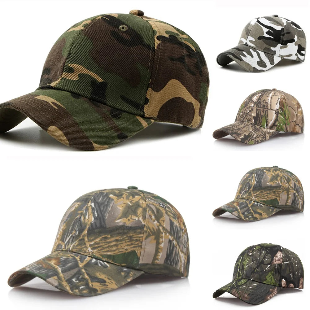 Camouflage Military Baseball Caps Outdoor Sports Cap  Quick Drying Casual UV Protection Hat Sunshade Peak Unisex Baseball Hats