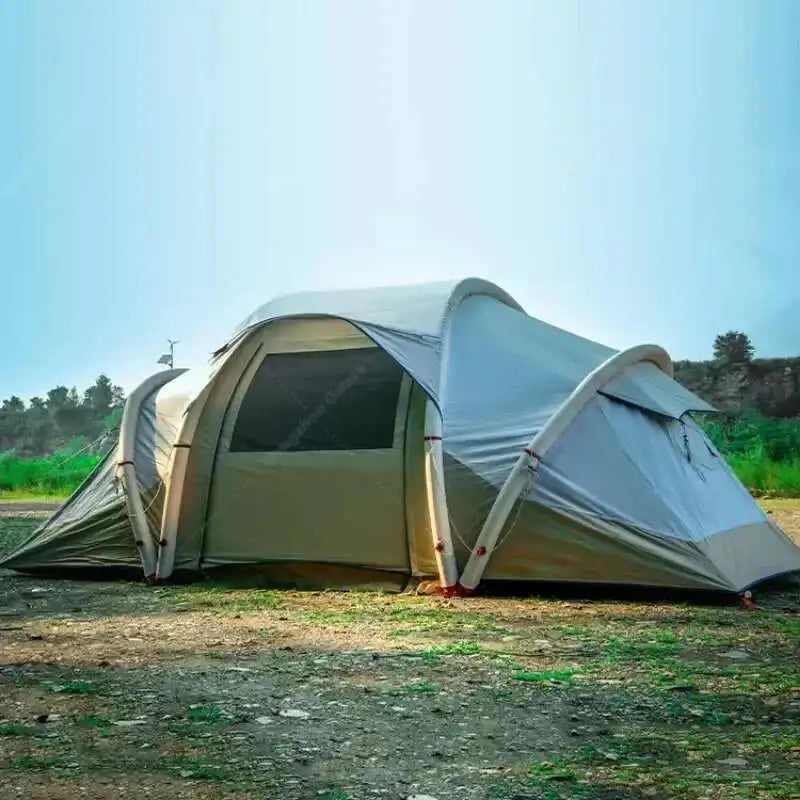 6 Person Outdoor Camping Awning Iatable Air Hiking Tent Hot Sales