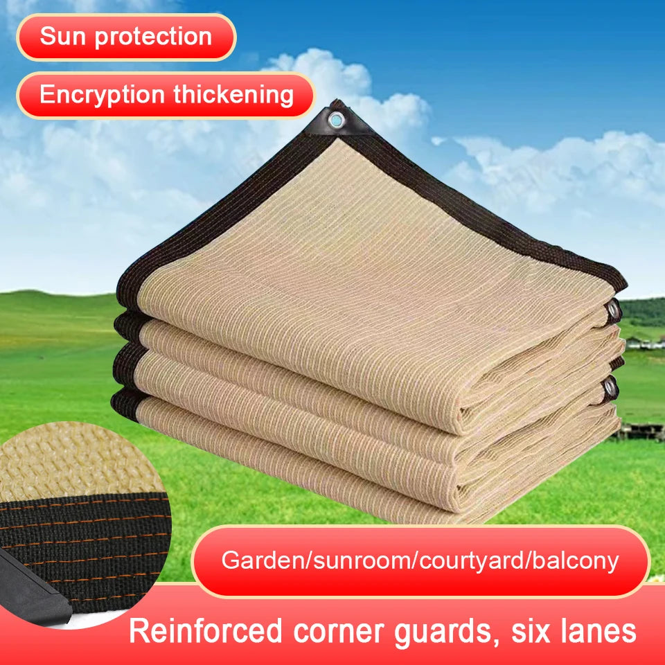 Outdoor Garden Sunshade Net For Terrace Camping Courtyard And Swimming Pool Ultraviolet-Proof And Shading HDPE Sunshade Net 2025