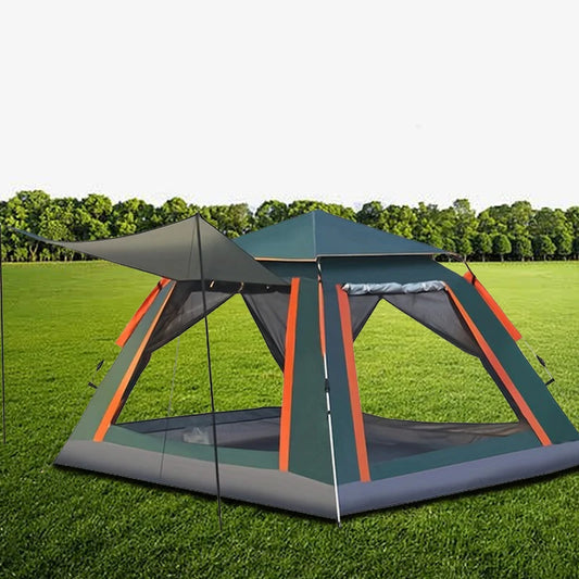 Tent automatic tent free Family tent outdoor camping inside space can accommodate 4-5 people suitable for tourist beach camping