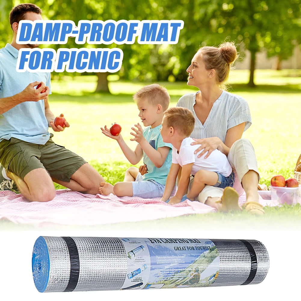 Portable Camping Mat Waterproof Tablecloth Tourist Mat Moistureproof Thickened Foldable Mattress Picnic Blanket Sleeping Pad