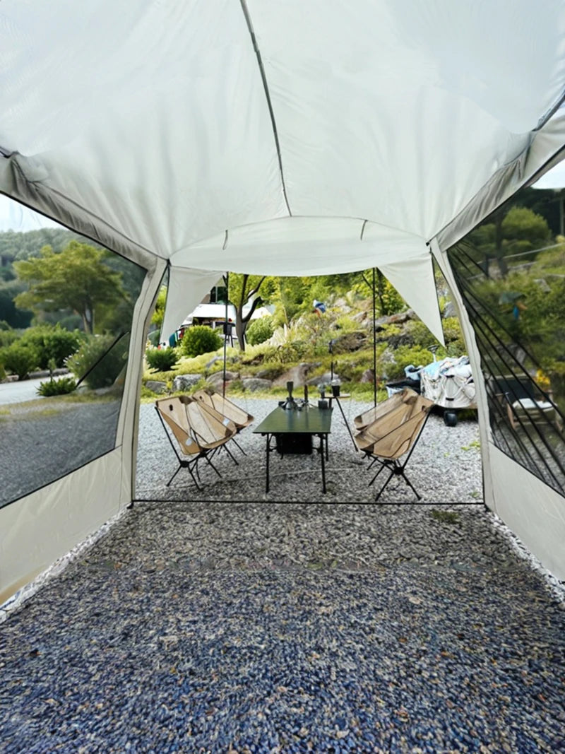 Lohascamping Car box docking tent  Portable Waterproof SUV Tail Tent 3-4 people Dome tent Sunshade Tunnel style tent,Large tent,