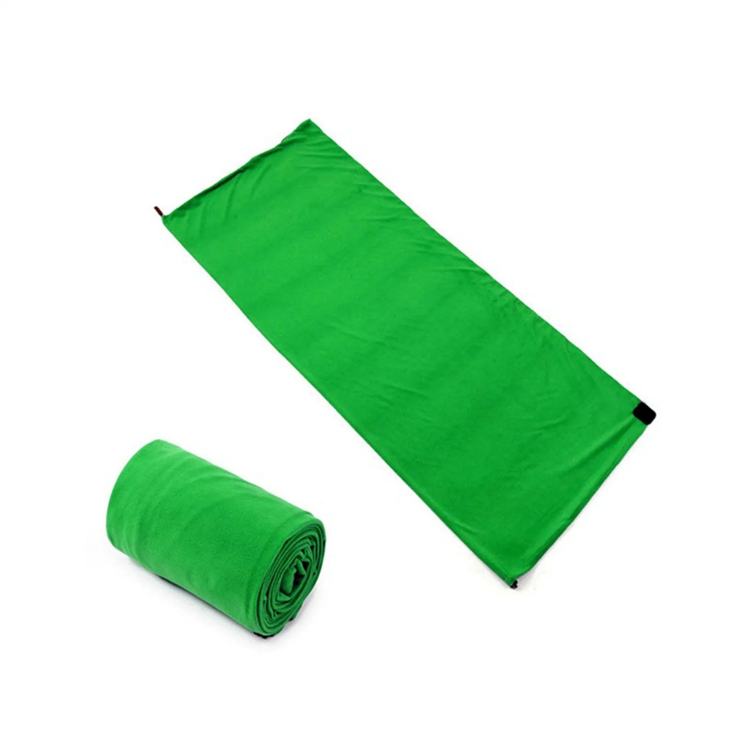 Fleece Sleeping Bag Outdoor Sleeping Inner Liner Equipped Ultra Lightweight Camping Hiking Climbing Essential Warm Dirt Proof