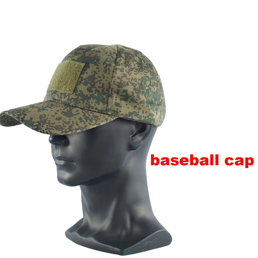 MEGE Tactical Camouflage Balaclava Boonie Hat Baseball Beanies Fishing Hat Bucket Hat Ghillie Cap