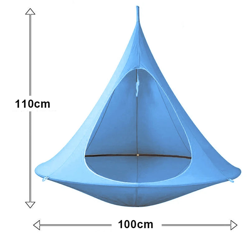 Hammock Outdoor Camping Travel Hammock Waterproof Hanging Hammock Sofa Hanging Swing Garden Hanging Tent Terrace Decoration