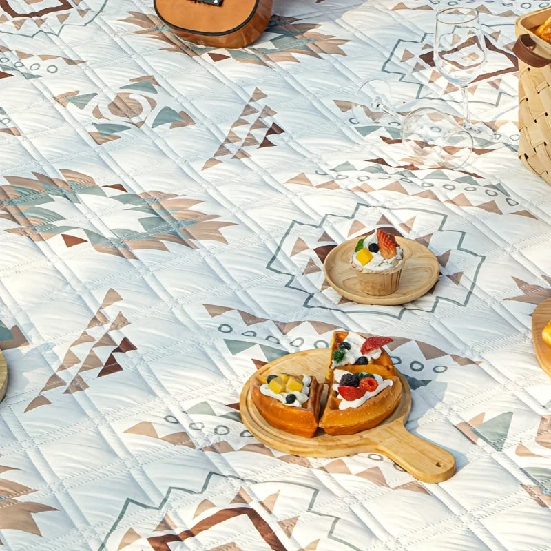 Outdoor Picnic Blanket, Foldable Blanket Checkered Picnic Mat, Suitable for Beach, Camping, Lawn Park Accessories