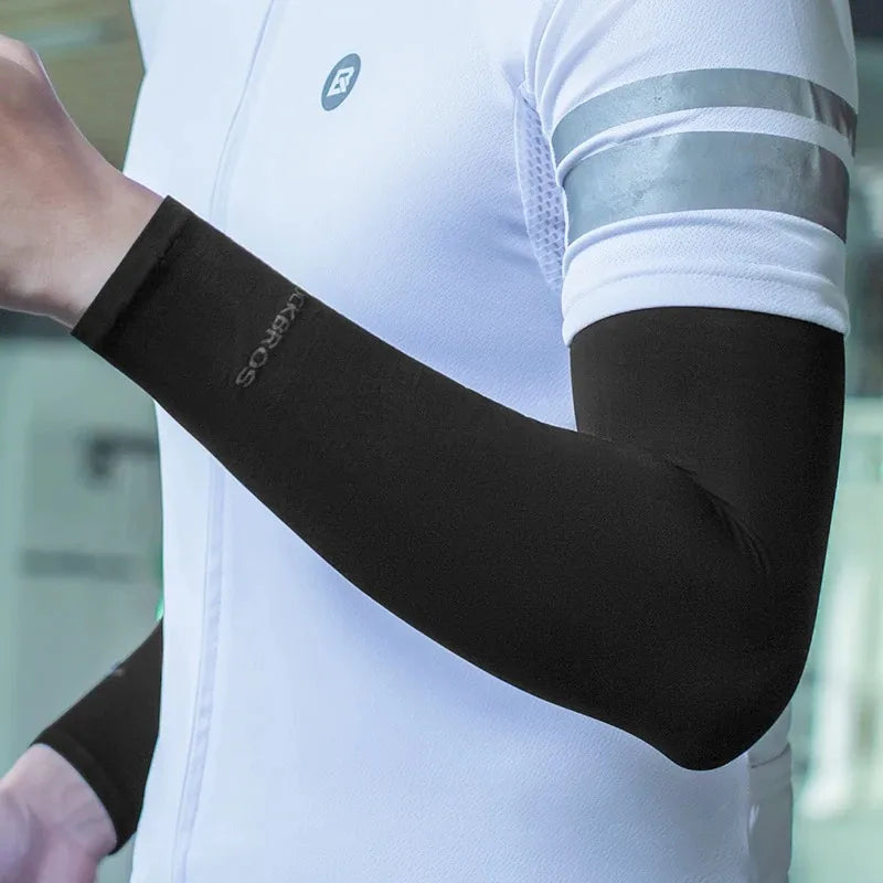 Breathable UV Protection Cycling Arm Sleeves for Outdoor Sports Road Bike Sun Guard Gear Arm Sleeves Sun UV Protection for Men