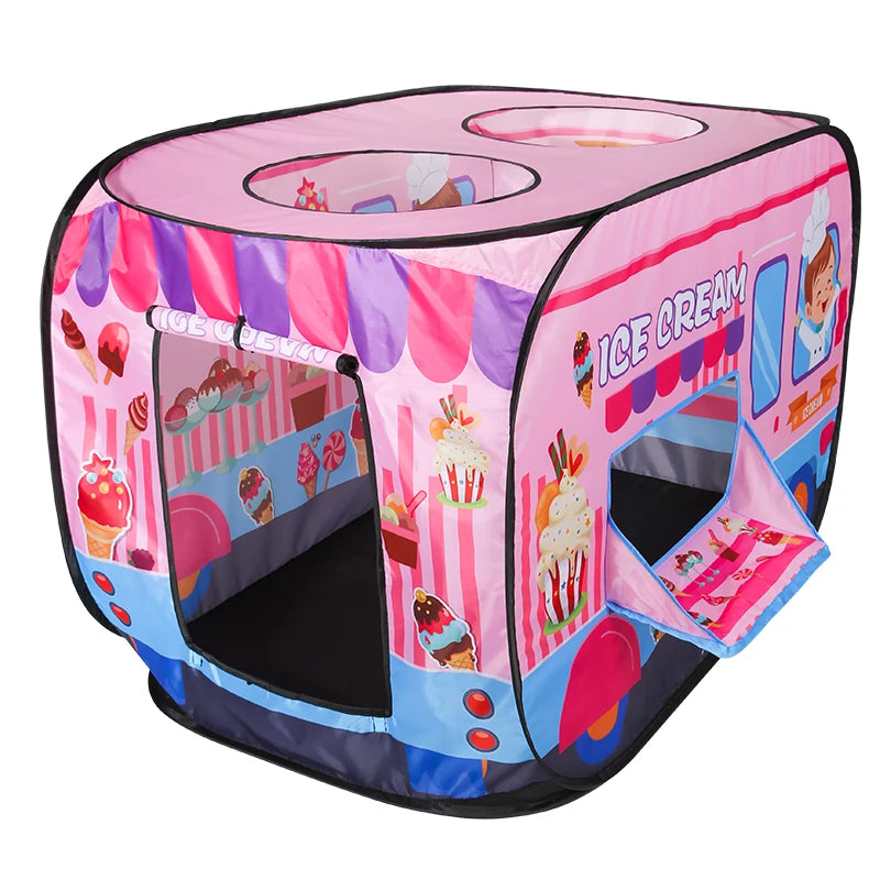 Children's Tent Game House Indoor and Outdoor No Installation Kindergarten Foldable Family Toy House