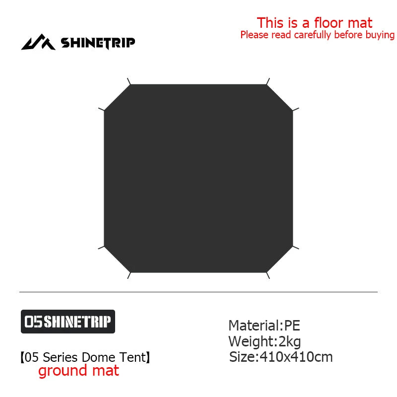 ShineTrip Outdoor Extra Large Camping Shade Tent Family Travel Rain and Sun Protection Car Tent Expandable Space camp Gazebo