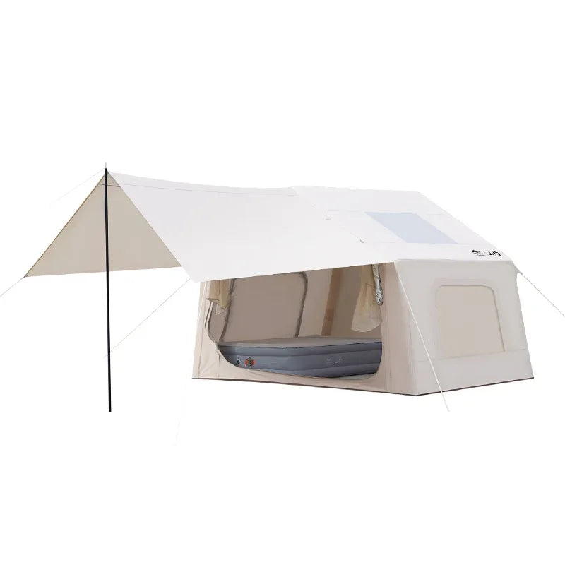 Outdoor Camping Automatic Inflatable Tent Outdoor 2025 New Canopy Two-in-one Camping Family Tent Anti-rain and Sun Protection